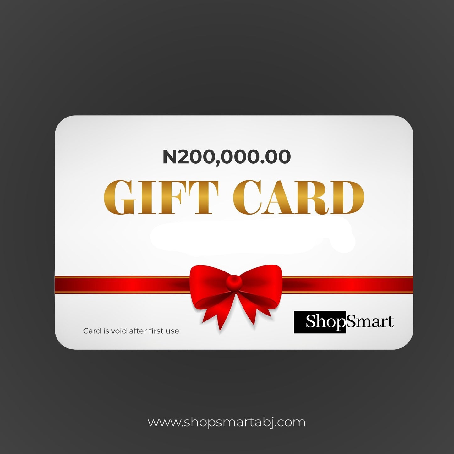 SHOPSMART GIFT CARD